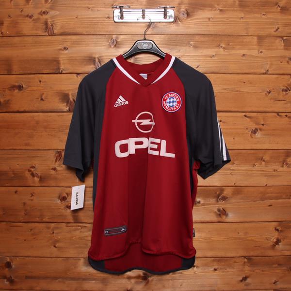 Adidas Bayern Monaco maglia da calcio bordeaux e nera taglia L uomo
