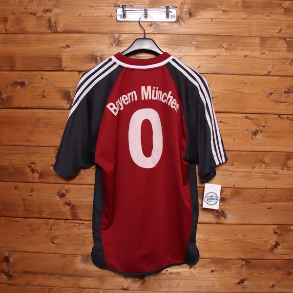 Adidas Bayern Monaco maglia da calcio bordeaux e nera taglia L uomo