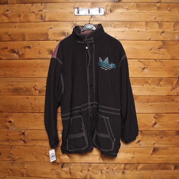 Adidas Giacca Double Face Vintage 80/90' Nera Taglia XL Unisex