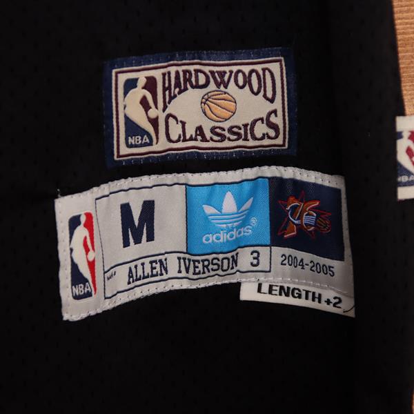 Adidas Philadelphia 76ers Iverson 3 canotta da basket nera taglia M uomo
