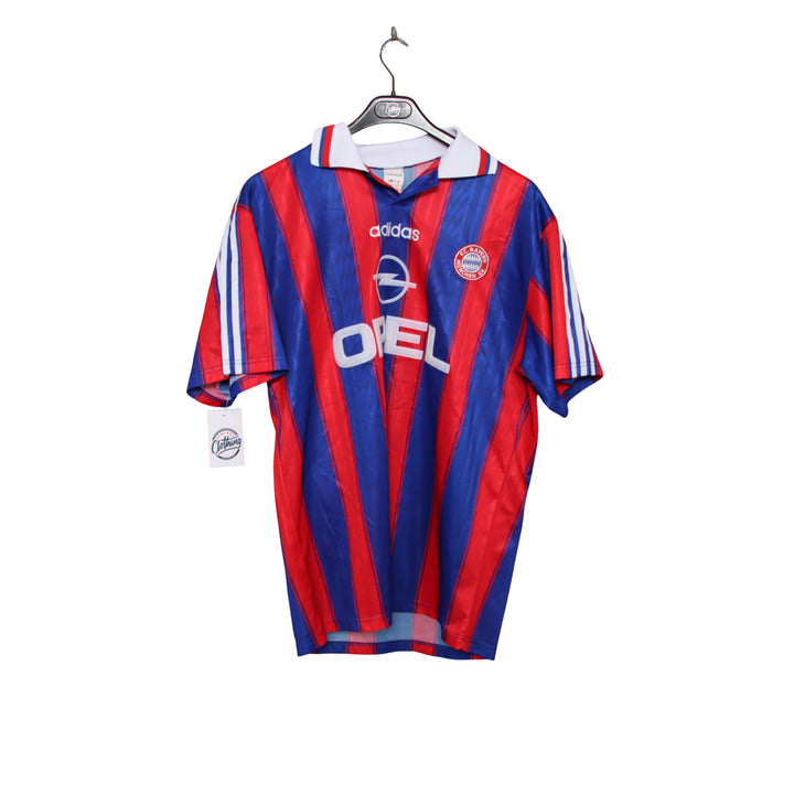 Adidas Bayern Monaco Maglia da Calcio Vintage Blu e Rossa Taglia L Uomo
