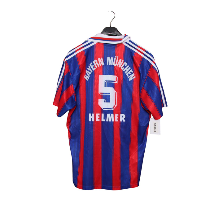 Adidas Bayern Monaco Maglia da Calcio Vintage Blu e Rossa Taglia L Uomo