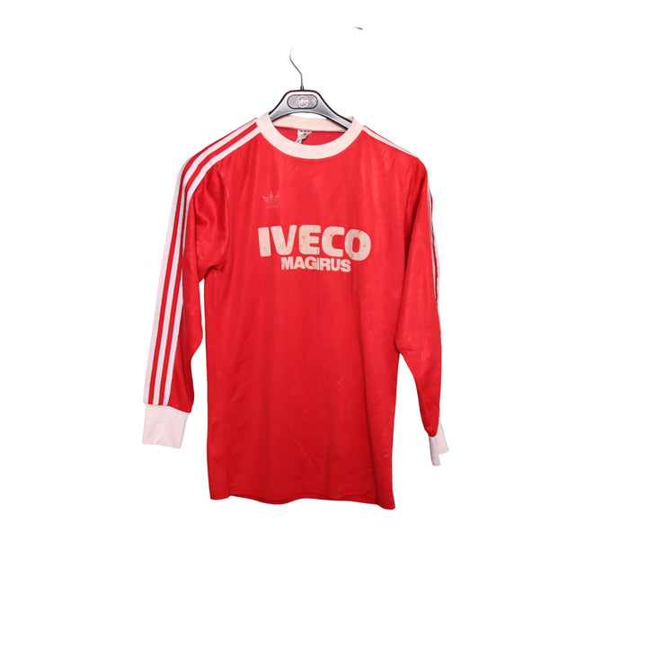 Adidas Bayern Monaco Maglia da Calcio Vintage Rossa Taglia M Uomo Made in W. Germany