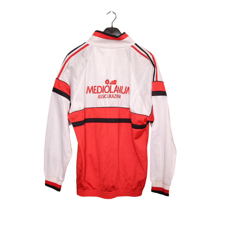 Adidas Milan Track Top Vintage 90' Bianco e Rosso Taglia XL Uomo