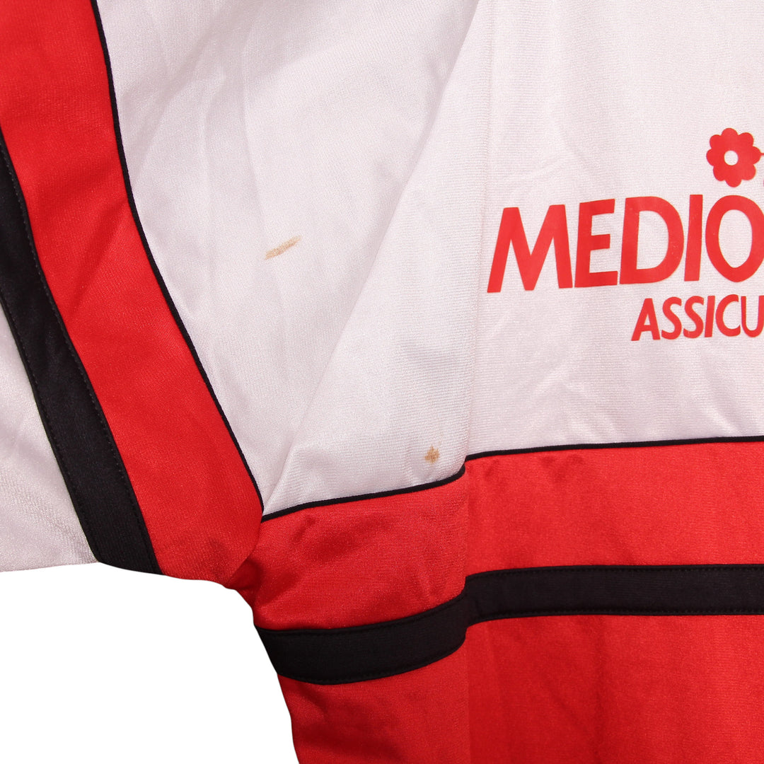Adidas Milan Track Top Vintage 90' Bianco e Rosso Taglia XL Uomo