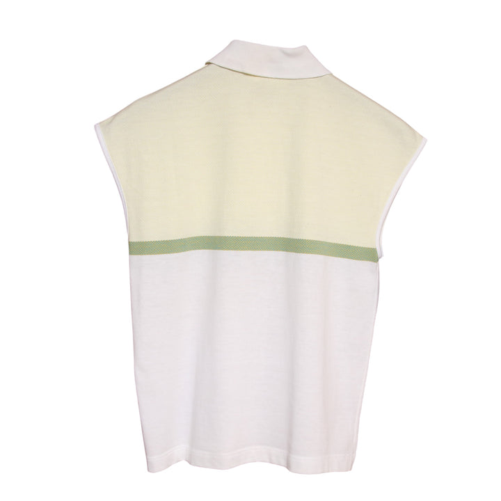 Adidas Polo Vintage 70' Bianco e Giallo Taglia 46 Uomo