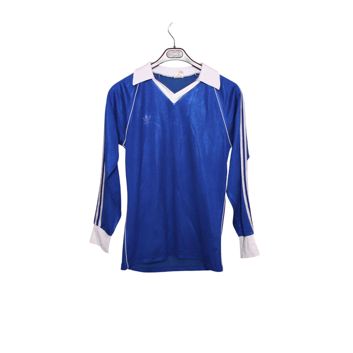 Adidas Schalke 04 Maglia da Calcio Vintage Blu Taglia M Uomo Made in W. Germany