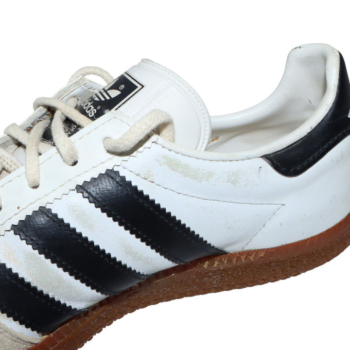 Adidas Universal Sneakers Vintage in Pelle Bianca e Nera Eur 37 Unisex
