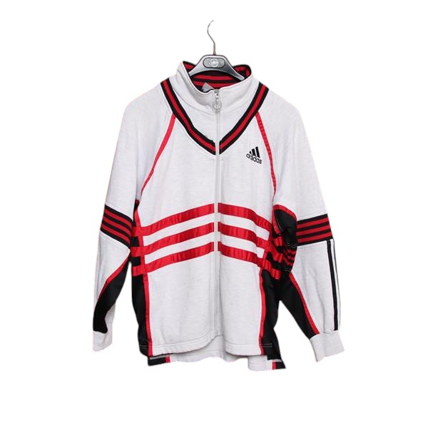 Adidas track top vintage 90' grigia taglia S uomo