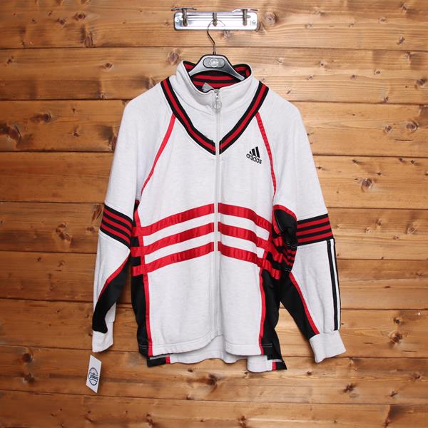 Adidas track top vintage 90' grigia taglia S uomo
