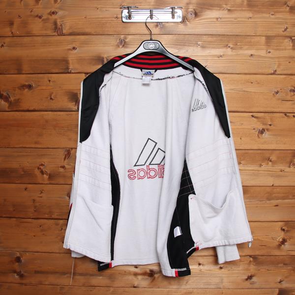 Adidas track top vintage 90' grigia taglia S uomo