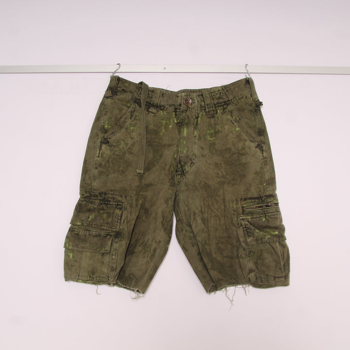 Aff Bermuda Cargo Militare Camouflage Taglia 44 Unisex Deadstock