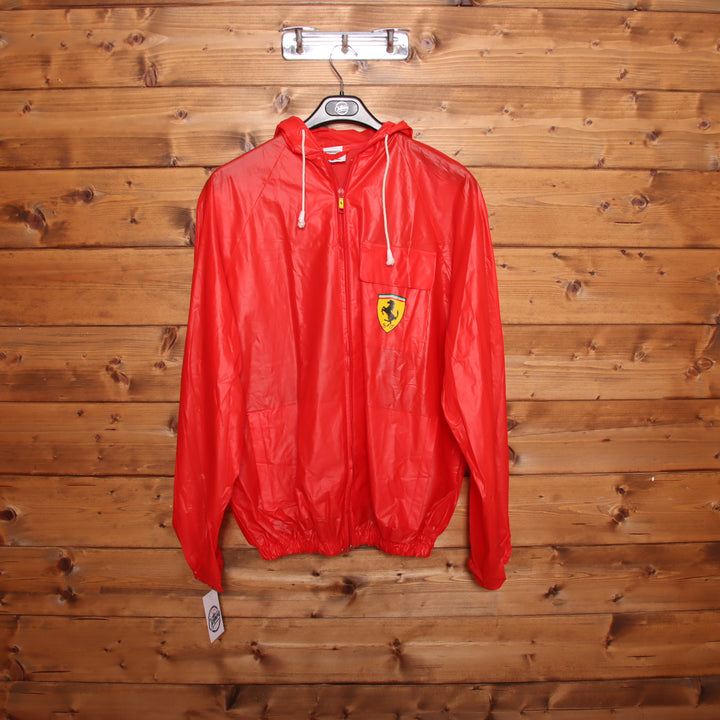 Agip x Ferrari Track Top Vintage Rosso Taglia L Uomo