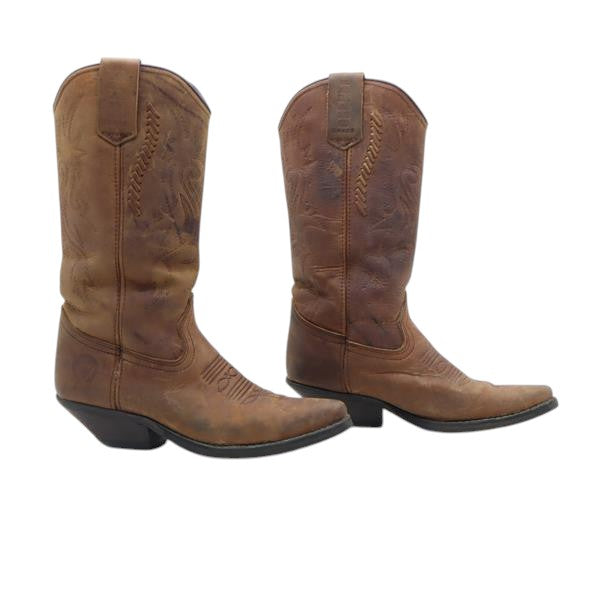 Alamo stivale western marrone in pelle numero 39 donna