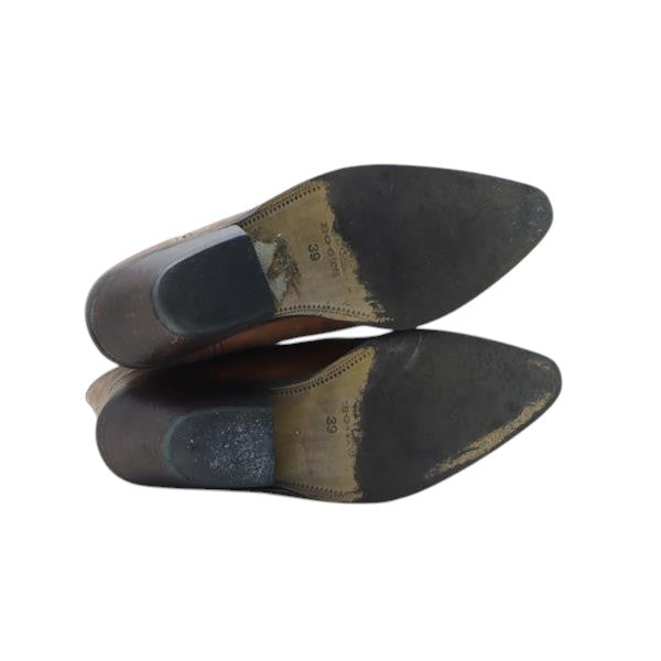 Alamo stivale western marrone in pelle numero 39 donna