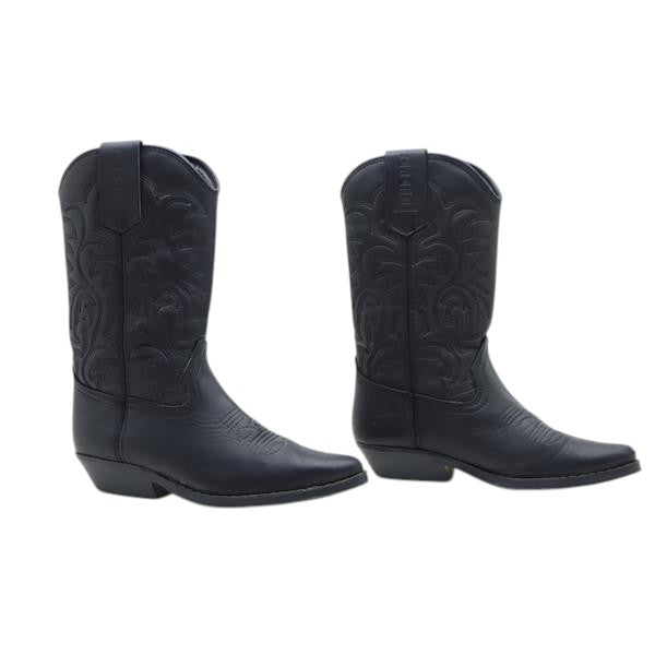 Alamo stivali western nero in pelle numero 37 donna
