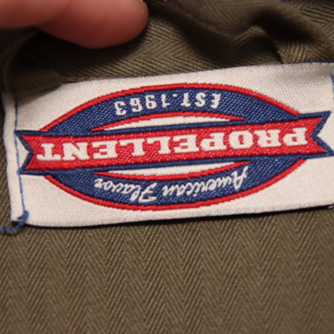 American Flauer camicia militare verde taglia M uomo