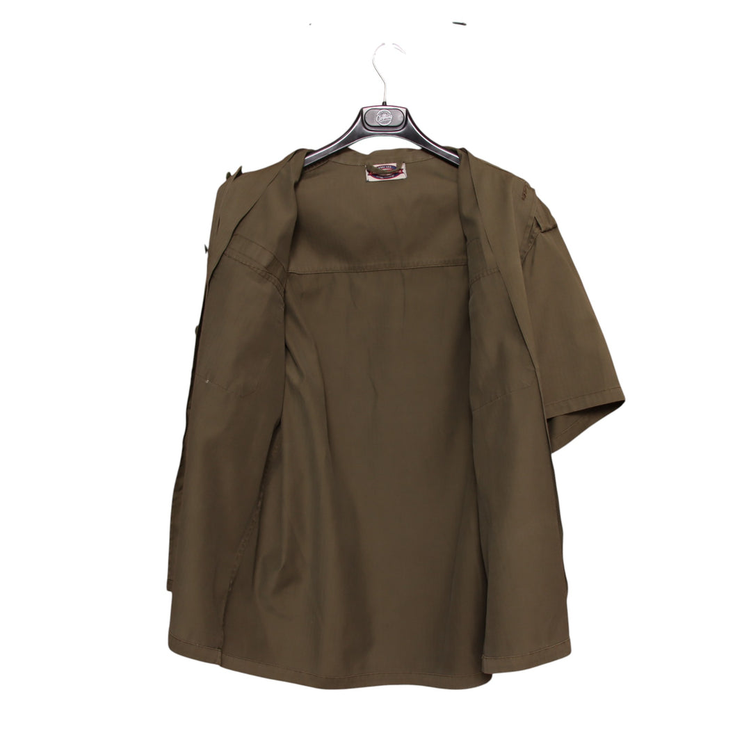 American Flauer camicia militare verde taglia M uomo