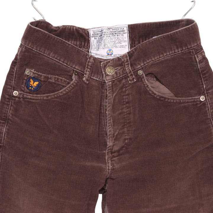 Avirex Jeans in Velluto Marrone W28 Donna
