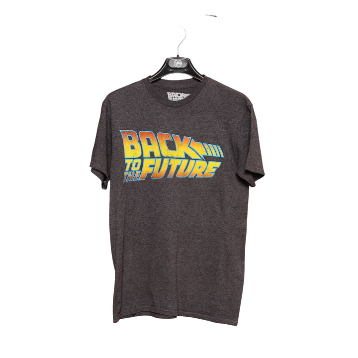 Back to the Future T-Shirt Grigia Taglia S Unisex
