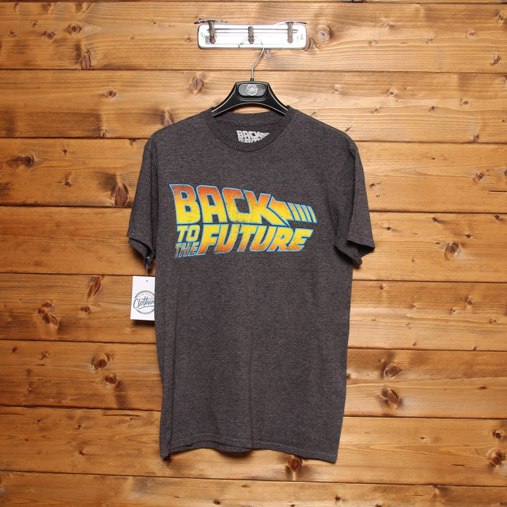 Back to the Future T-Shirt Grigia Taglia S Unisex