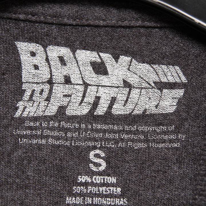Back to the Future T-Shirt Grigia Taglia S Unisex