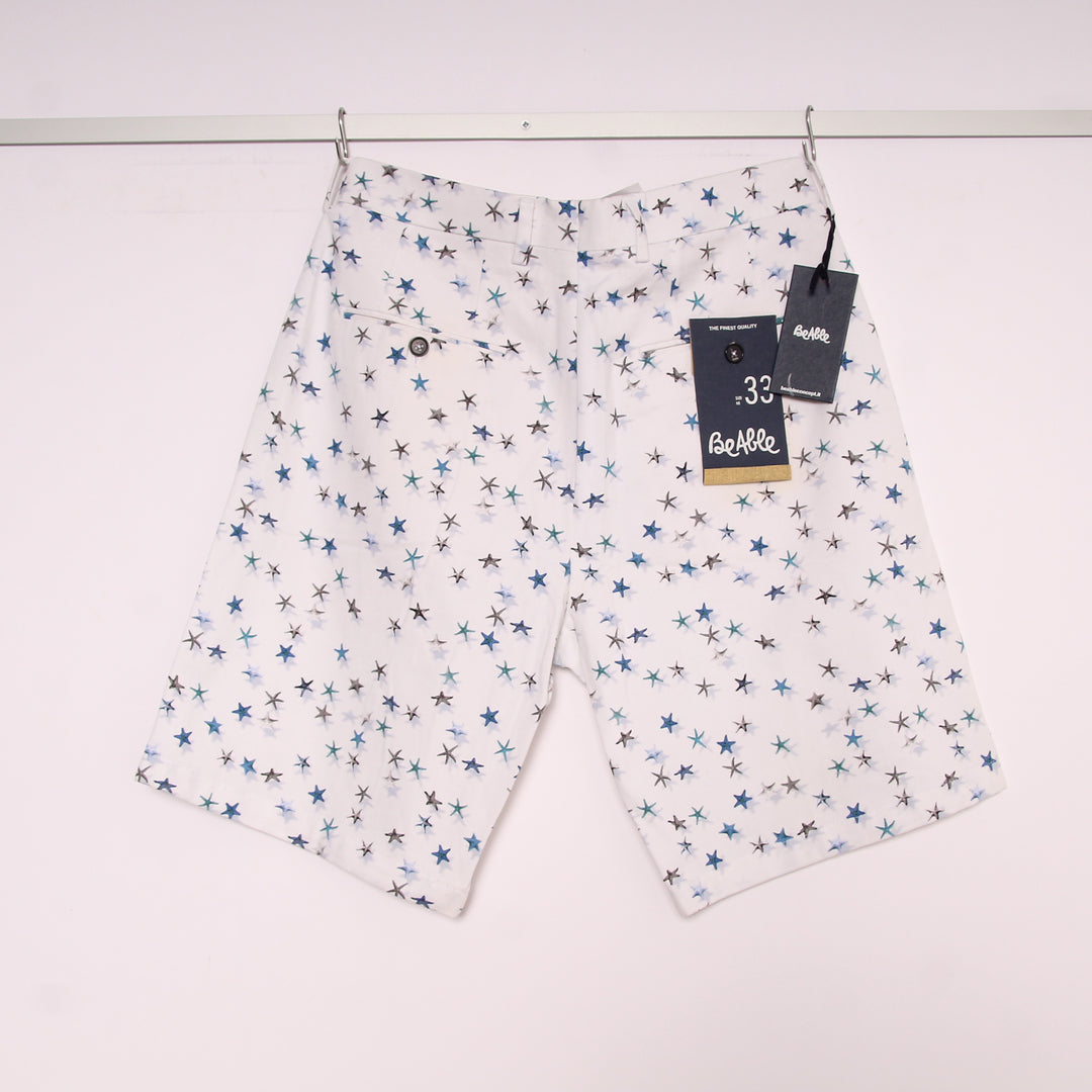 Beable Bermuda Bianco W33 Uomo Deadstock