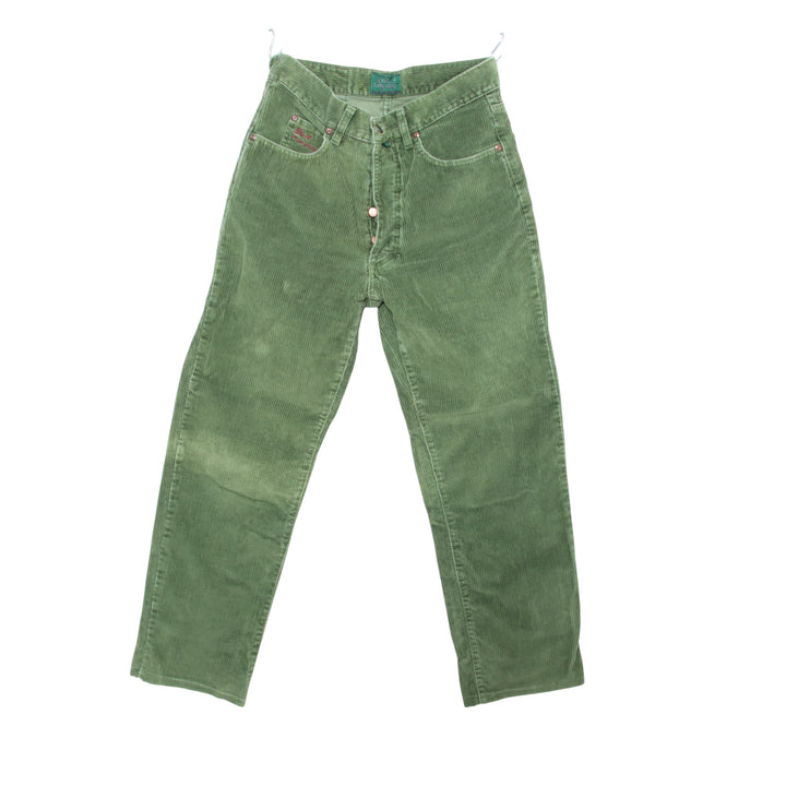 Best Company 50717 Jeans in Velluto Verde W30 Donna
