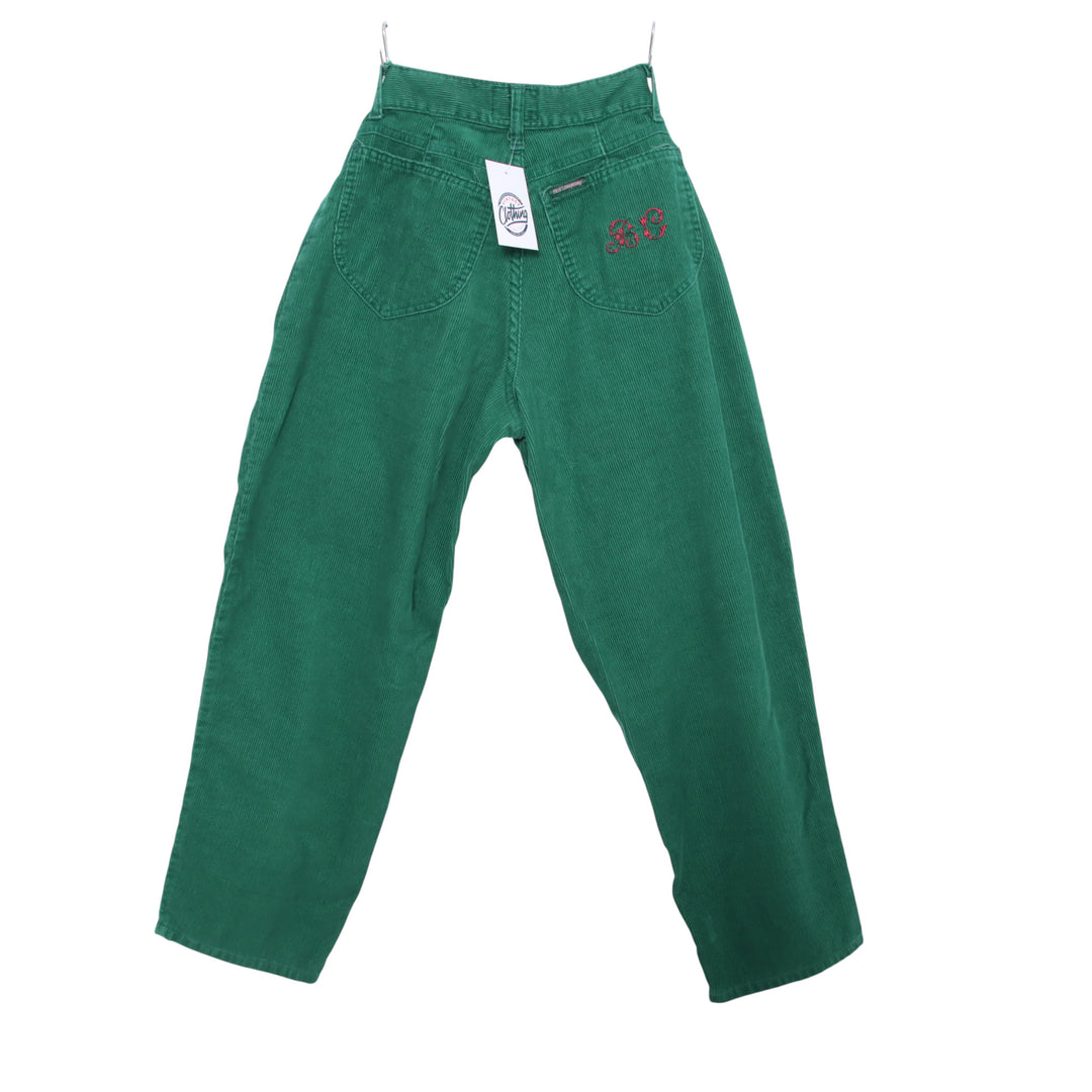 Best Company Jeans in Velluto Verde W28 Donna