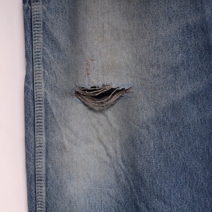 Big Smith Salopette di Jeans Denim Taglia 3XL Uomo Made in USA
