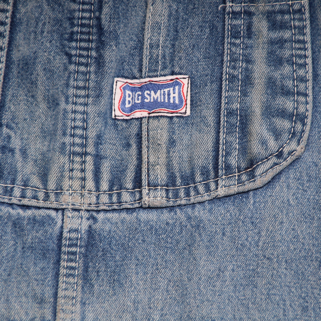 Big Smith Salopette di Jeans Denim Taglia 3XL Uomo Made in USA