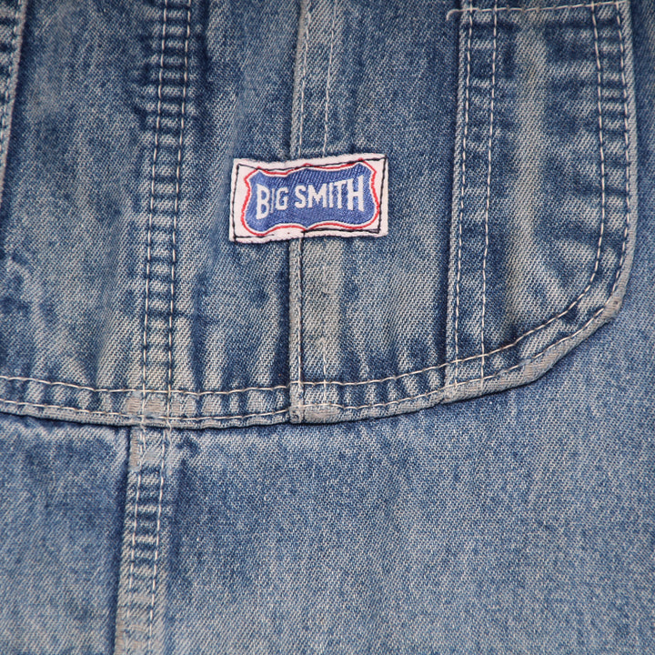 Big Smith Salopette di Jeans Denim Taglia 3XL Uomo Made in USA