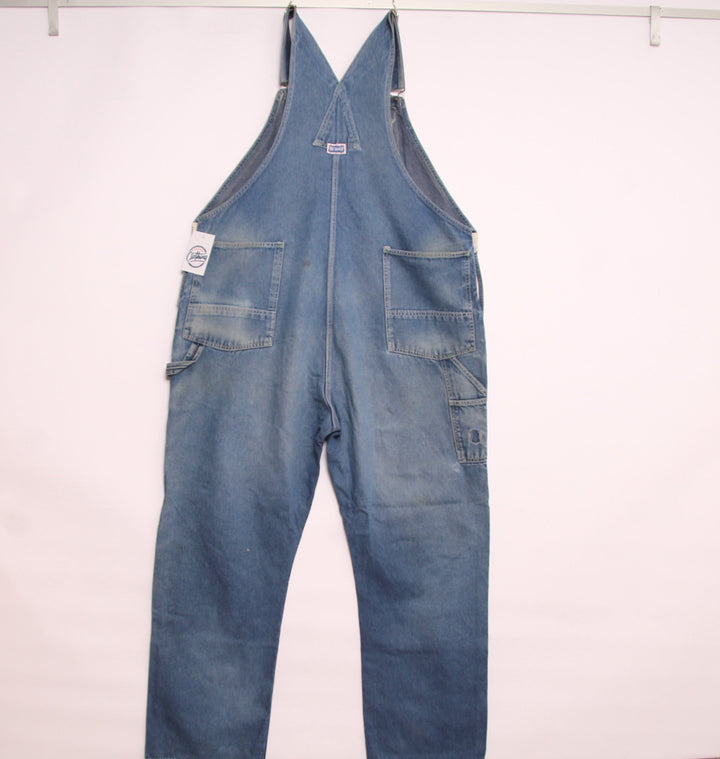 Big Smith Salopette di Jeans Denim Taglia 3XL Uomo Made in USA