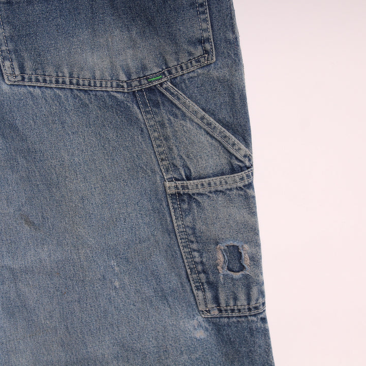 Big Smith Salopette di Jeans Denim Taglia 3XL Uomo Made in USA