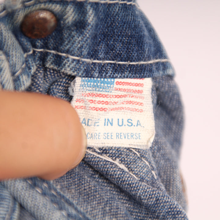 Big Smith Salopette di Jeans Denim Taglia 3XL Uomo Made in USA