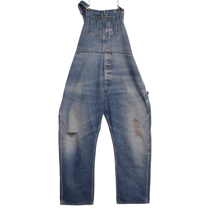 Big Smith Salopette di Jeans Denim Taglia 3XL Uomo Made in USA