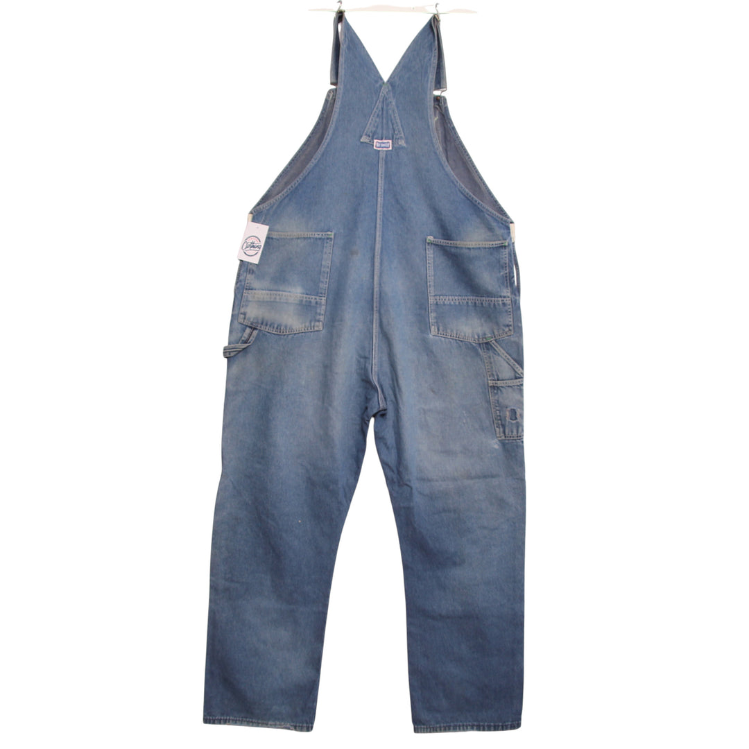 Big Smith Salopette di Jeans Denim Taglia 3XL Uomo Made in USA