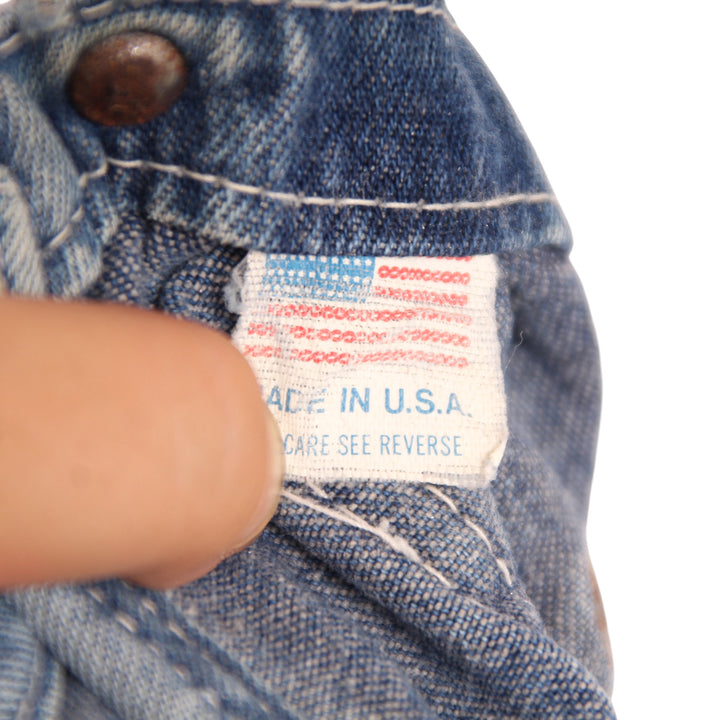 Big Smith Salopette di Jeans Denim Taglia 3XL Uomo Made in USA