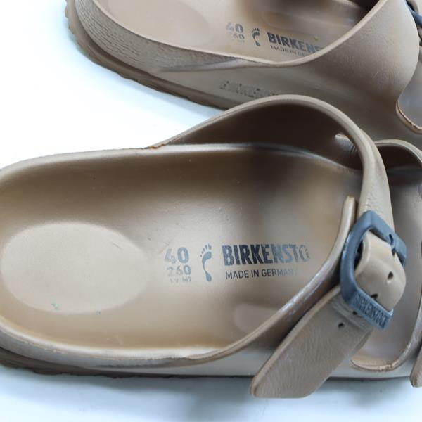Birkenstock Arizona EVA sandalo marrone in gomma EU 40 unisex