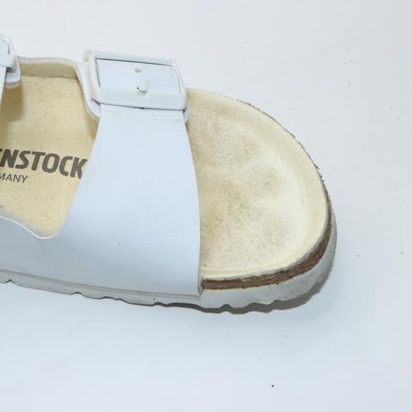 Birkenstock Arizona sandalo bianco in pelle EU 37 donna