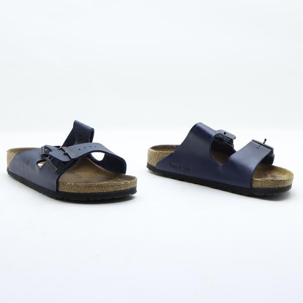 Birkenstock Arizona sandalo blu in pelle EU 38 donna