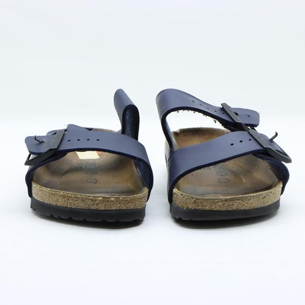 Birkenstock Arizona sandalo blu in pelle EU 38 donna