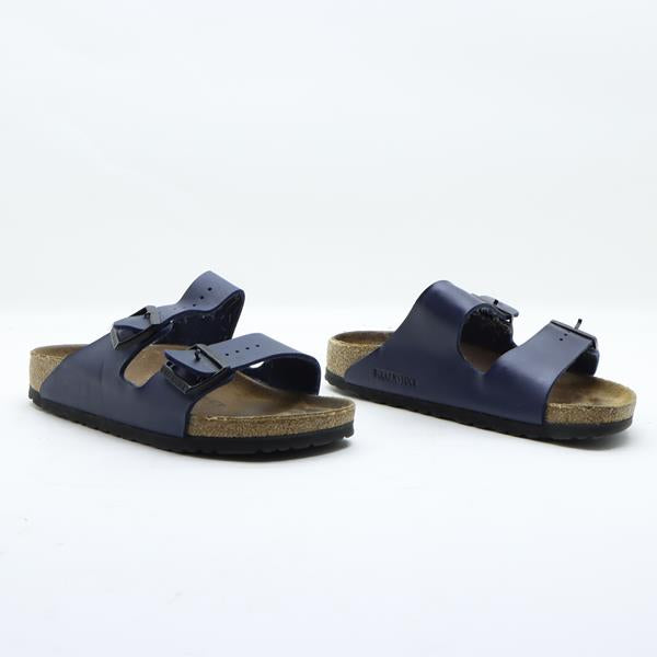 Birkenstock Arizona sandalo blu in pelle EU 38 donna