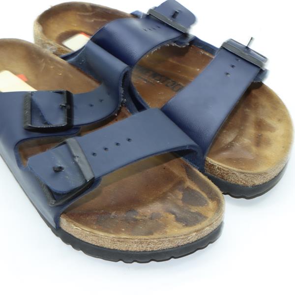 Birkenstock Arizona sandalo blu in pelle EU 38 donna