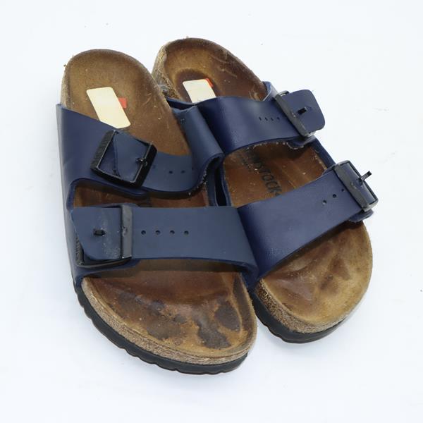 Birkenstock Arizona sandalo blu in pelle EU 38 donna