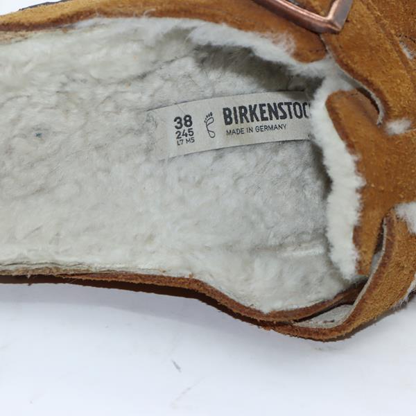 Birkenstock Boston sabot marrone in pelle scamosciata EU 38 donna