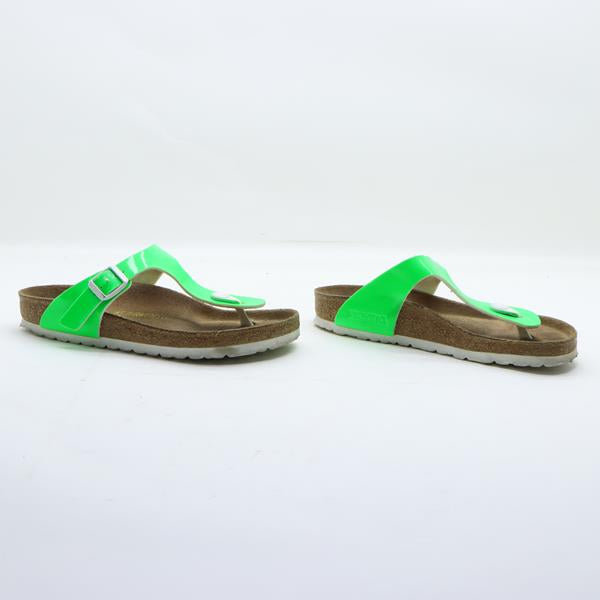 Birkenstock Gizeh sandalo verde in microfibra EU 37 donna