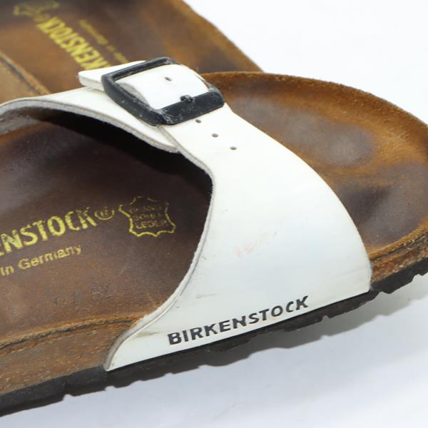 Birkenstock Madrid sandalo bianco in microfibra EU 38 donna