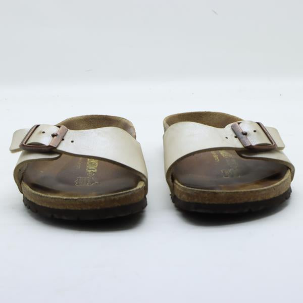 Birkenstock Madrid sandalo cipria in pelle EU 39 donna