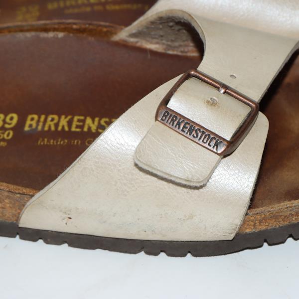 Birkenstock Madrid sandalo cipria in pelle EU 39 donna
